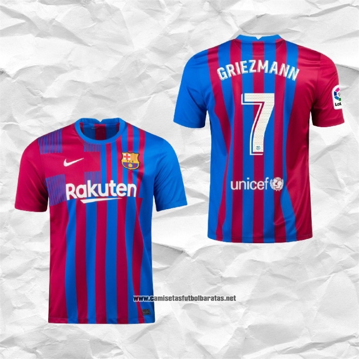 Primera Barcelona Camiseta Jugador Griezmann 2021-2022